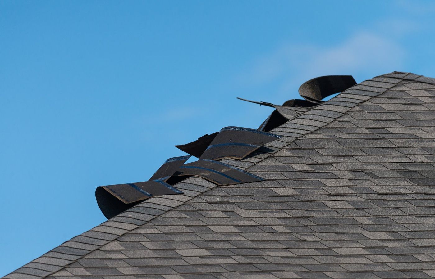 De-identified roof damage example